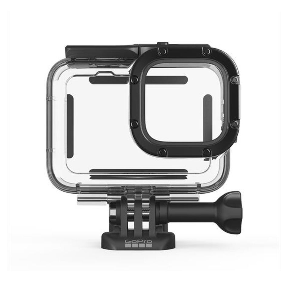 Custodia subacquea per GoPro Hero 12 e 13, accessorio originale ed impermeabile. Vista frontale